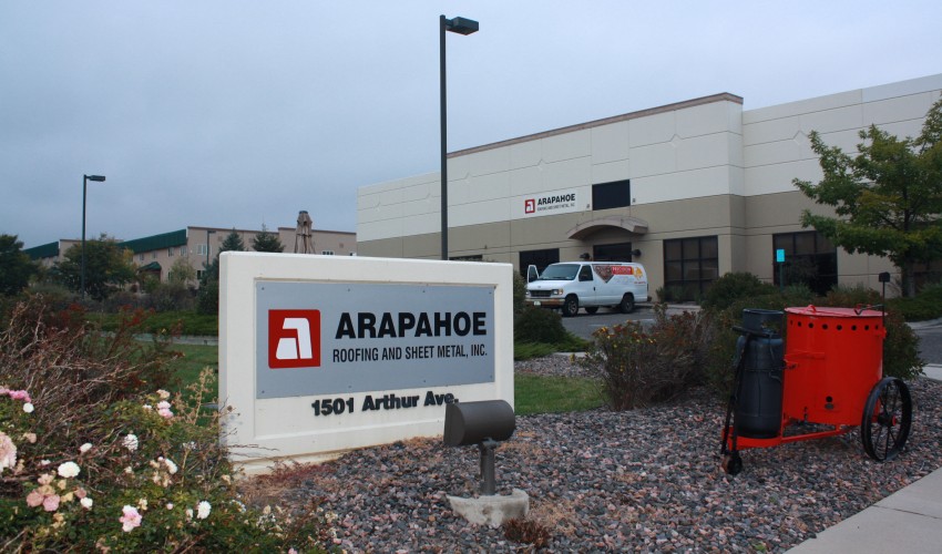 Janitorial Cleaning for Arapahoe Roofing and Sheet Metal Office